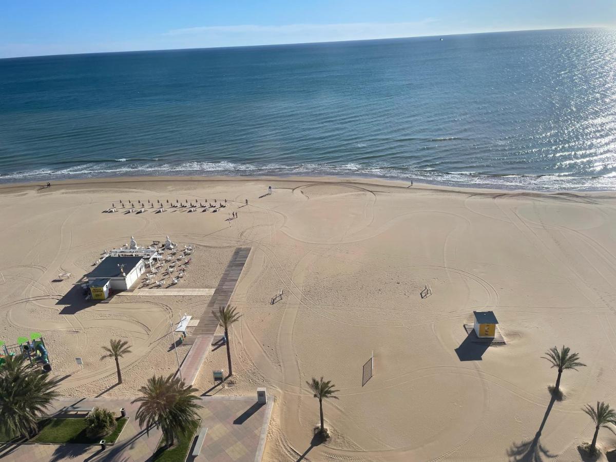Ferienwohnung Atico Duplex Playa De Gandia A 1Ra Linea De Playa Exterior foto
