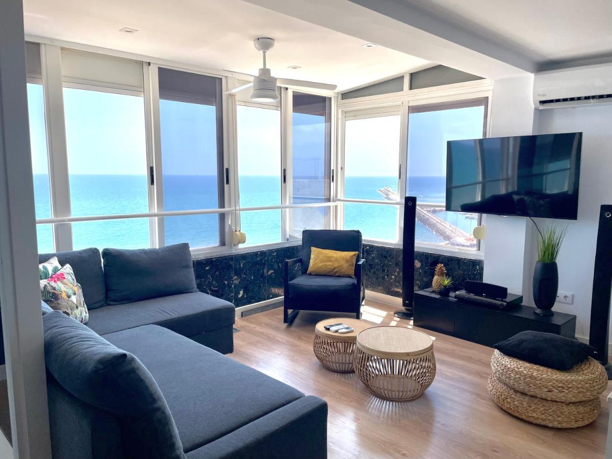 Ferienwohnung Atico Duplex Playa De Gandia A 1Ra Linea De Playa Exterior foto
