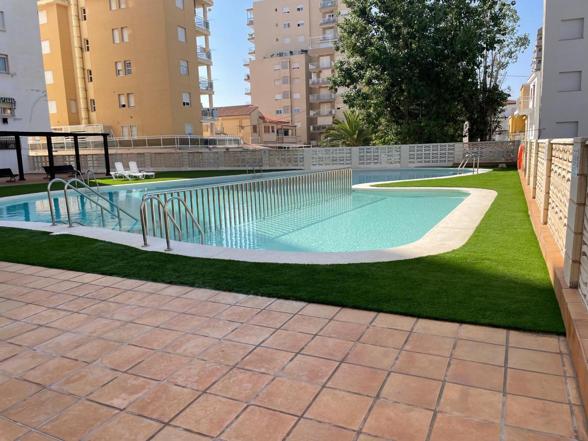 Ferienwohnung Atico Duplex Playa De Gandia A 1Ra Linea De Playa Exterior foto